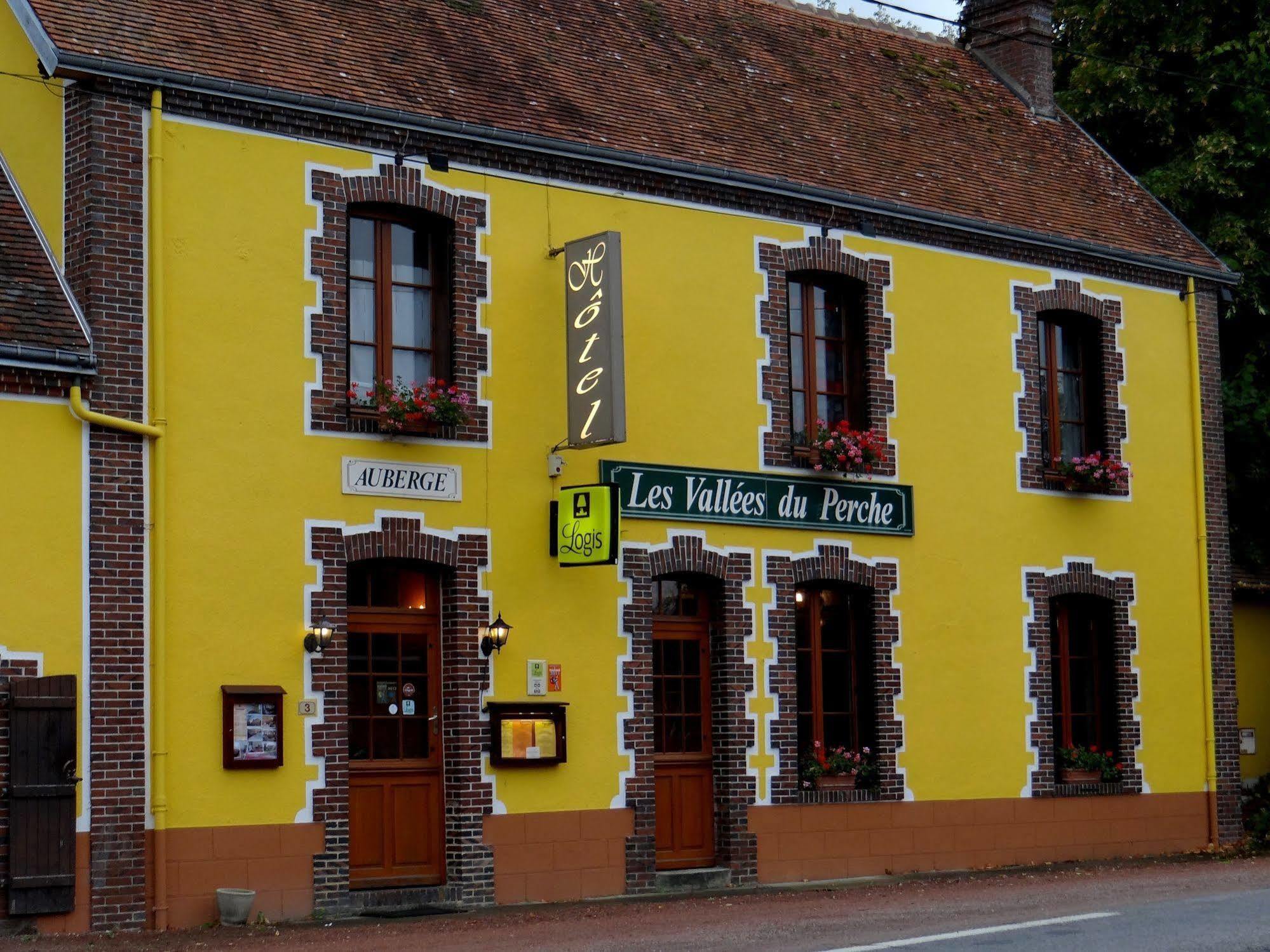 Logis-Hotel Restaurant Auberge Les Vallees Du Perche Vichères Dış mekan fotoğraf